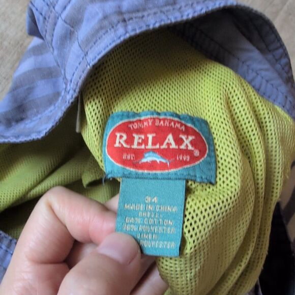 Tommy Bahama Boardshorts Swimsuit MENS 34 Shorts Light Blue Stripes - Picture 6 of 9